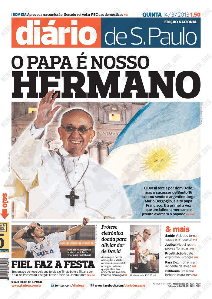 O primeiro papa latino-americano foi o 1° em muitas coisas 5